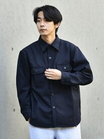 【SALE／40%OFF】SHIPS SHIPS: MADE IN USA LAPD ウール CPO シャツジャケット シップス ジャケット・アウター ブルゾン・ジャンパー ネイビー【送料無料】