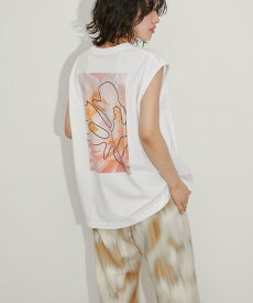 ADAM ET ROPE' FEMME 【The New York Botanical Garden for ADAM ET ROPE'】NYBG PHOTO TEE アダムエロペ トップス カットソー・Tシャツ ホワイト【送料無料】