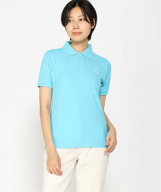 【SALE／60%OFF】GIORDANO (W)ワールドロゴポロシャツ ジョルダーノ トップス ポロシャツ グリーン ピンク ブルー