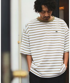 B:MING by BEAMS LACOSTE for B:MING by BEAMS / 別注 カノコ ボーダー Tシャツ 24SS ビーミング ライフストア バイ ビームス トップス カットソー・Tシャツ【送料無料】