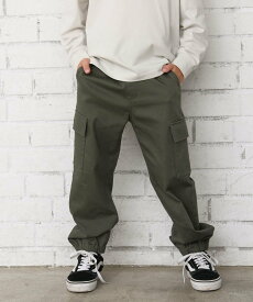 GLOBAL WORK あったかスゴラクストレッチカーゴパンツ/キッズ/581226 グローバルワーク パンツ その他のパンツ カーキグリーン ブラック