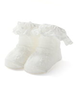 SLAP SLIP BABY 花モチーフ編みレースソックスベビー(9~12cm) ベベ オンライン ストア マタニティウェア…