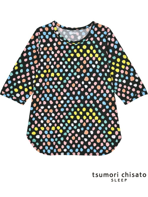 Tsumori Chisato Sleep W ツモリチサトスリープ トップス 7分袖 グラデーションドット柄 Rakuten Fashion 楽天ファッション 旧楽天ブランドアベニュー Da0179