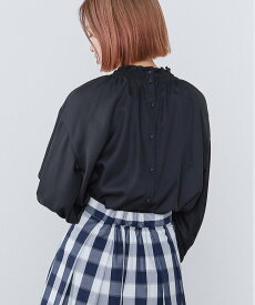 BEAMS HEART WOMEN BEAMS HEART / 2WAY シャーリングブラウス ビームス ハート トップス シャツ・ブラウス カーキ ホワイト ブラック【送料無料】