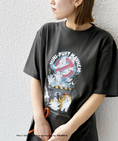 SHIPS WOMEN ＜洗濯機可能＞MINI PUFT MAYHEM TEE ◇ シップス トップス カットソー・Tシャツ ホワイト グレー【送料無料】