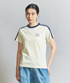 BEAUTY&YOUTH UNITED ARROWS 【別注】＜WAVE UNION＞フットボール ロゴ Tシャツ ビューティー＆ユース　ユナイテッドアローズ トップス カットソー・Tシャツ ホワイト【送料無料】