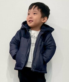 【SALE／50%OFF】COMME CA ISM デニム調*ナイロングログラン 中綿ブルゾン(ベビーサイズ) コムサイズム マタニティウェア・ベビー用品 その他のベビーグッズ ブラック ネイビー