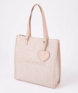 one after another NICE CLAUP 【LouLoumei】全10色展開/ハートチャーム付きキャリーオントート/推し活 …