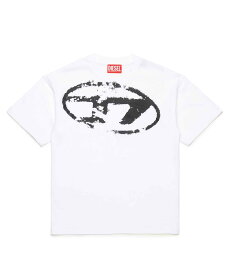 【SALE／52%OFF】DIESEL DIESEL(ディーゼル)Kids & Junior ワンポイントブランドロゴ半袖Tシャツカットソー シフォン トップス カットソー・Tシャツ ホワイト ブルー ブラック【送料無料】