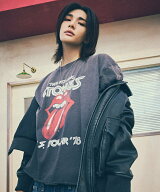 GUESS JEANS GUESS JEANS/(M)Rolling Stones LS Tee ゲス トップス カットソー・Tシャツ グレー【送料無…