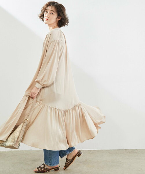 Rope Picnic ローウエスト切替サテンシャツワンピース Rakuten Fashion 楽天ファッション 旧楽天ブランドアベニュー Cd9180