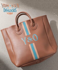 【SALE／3%OFF】YOUNG & OLSEN The DRYGOODS STORE YOUNG&OLSEN/EL PRINTED TOTE M セットアップセブン バッグ トートバッグ ブラウン シルバー ベージュ ブラック【送料無料】