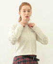 FLOWER ELBOW CARDIGAN