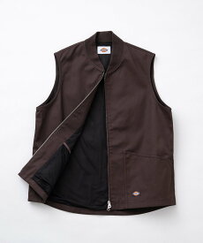 【SALE／70%OFF】EKAL 『別注』Dickies×EKAL ワークベスト アーバンリサーチドアーズ トップス ベスト・ジレ ブラウン ブラック【送料無料】