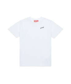 【SALE／53%OFF】DIESEL DIESEL(ディーゼル)Kids & Junior ワンポイントブランドロゴ半袖Tシャツカットソー シフォン トップス カットソー・Tシャツ ブラック ホワイト【送料無料】