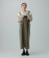 【SALE／60%OFF】LEPSIM 異素材ジャンパースカート レプシィム ワンピース・ドレス ジャンパースカート …