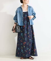楽天市場】ボタニカル柄（カラーネイビー）（ワンピース｜レディース 