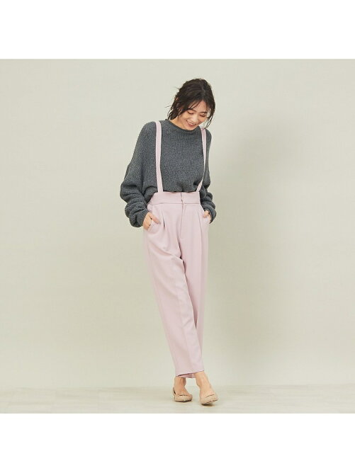 Rouge Vif La Cle Web 一部店舗限定 サスペンダータックテーパードパンツ Rakuten Fashion 楽天ファッション 旧楽天ブランドアベニュー Cd8181