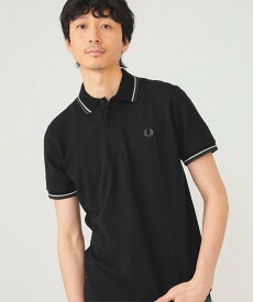 BEAMS FRED PERRY * BEAMS / 別注 レギュラーフィット ポロシャツ ビームス メン トップス ポロシャツ ブラック ネイビー【送料無料】