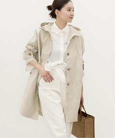 IENA 【TRADITIONAL WEATHERWEAR】MALTON HOOD フードコート イエナ ジャケット・アウター その他のジャケット・アウター ベージュ ブラック【送料無料】