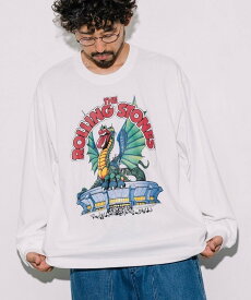 【SALE／60%OFF】FREAK'S STORE 【EXCLUSIVE】The Rolling Stones S 25AW フリークスストア トップス カットソー・Tシャツ ホワイト ブラック