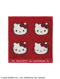 sanrio house フェイス柄ハンドタオル サンリオ ハウス ファッション雑貨 ハンカチ・ハンドタオル