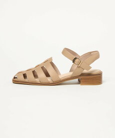 【SALE／50%OFF】UNITED ARROWS green label relaxing スクエア グルカ サンダル ユナイテッドアローズ グリーンレーベルリラクシング シューズ・靴 サンダル ブラック ベージュ【送料無料】