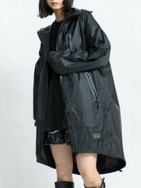 【SALE／4%OFF】KiU KiU/KiU RAIN ZIP UP フェスマウンテンパーカー レインポンチョ レインコート フード付き レインウェア 無地 通勤 通学 雨具 カッパ 雨合羽 アウトドア キウ K116 セットアップセブン ジャケット・アウター レインコート ブラック カーキ ホ【送料無料】