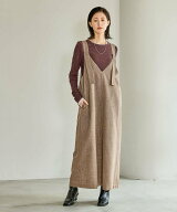 【SALE／54%OFF】LAKOLE ツイードジャンパースカート ラコレ ワンピース・ドレス ジャンパースカート ベ…