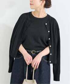B.C STOCK 《2枚セット》手洗い可 / ニットアンサンブル ベーセーストック トップス アンサンブル ブラック グレー ベージュ【送料無料】