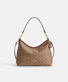 【SALE／40%OFF】COACH OUTLET 【公式】ローレル ショルダー バッグ・シグネチャー キャンバス コーチ　アウトレット バッグ ショルダーバッグ ブラウン【送料無料】