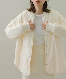 【SALE／40%OFF】Sonny Label 『洗濯可』リバーシブルキルティングブルゾン サニーレーベル ジャケット・アウター ブルゾン・ジャンパー ホワイト ブラック グレー【送料無料】