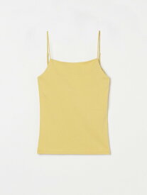 three dots Foundation cotton bra tank スリードッツ トップス ノースリーブ・タンクトップ ホワイト ブラック ブルー【送料無料】