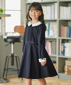 組曲 KIDS 【110-140cm】KUMIKYOKU NAVY ワンピース クミキョク ワンピース・ドレス ワンピース ネイビー【送料無料】