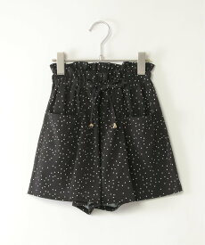 【SALE／20%OFF】ikka 【速乾/接触冷感】涼やかキュロット(120~160cm) イッカ パンツ その他のパンツ ブラック グリーン