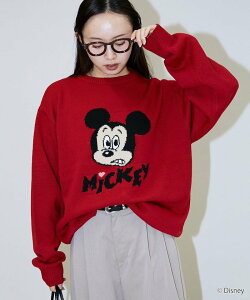 FREAK'S STORE Disney / fBYj[ / ~bL[}EX bNXtBbg WK[h N[lbN jbg / MICKY FACE yWJz t[NXXgA gbvX jbg ubN bh lCr[ O