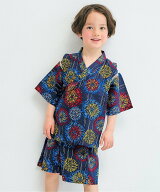 【SALE／35%OFF】apres les cours アプレのはんなりBOYS甚平 エフオーオンラインストア 着物・浴衣・和装…