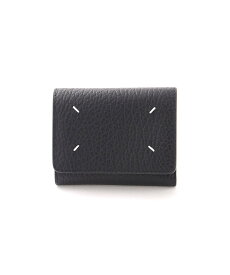 Maison Margiela 4ステッチ 三つ折り ウォレット メゾンマルジェラ 財布・ポーチ・ケース 財布 ブラック グリーン【送料無料】