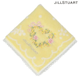 JILL STUART JILL STUART(ジルスチュアート) タオルハンカチ インターモードカワベ ファッション雑貨 ハンカチ・ハンドタオル イエロー ホワイト