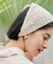 シアー三角 ヘアバンド