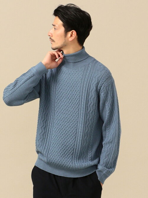 Ships Sc 洗えるニット ミドルゲージ ランダムアラン タートルネック プルオーバー Rakuten Fashion 楽天ファッション 旧楽天ブランドアベニュー Bv4184