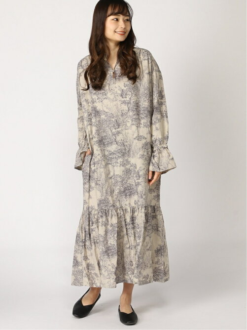 Rna N D1532 風景画柄リネンワンピース Rakuten Fashion 楽天ファッション 旧楽天ブランドアベニュー Cb6184