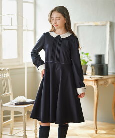組曲 KIDS 【150-170cm】KUMIKYOKU NAVY ワンピース クミキョク ワンピース・ドレス ワンピース ネイビー【送料無料】