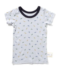 apres les cours BOYSフライス半袖肌着 エフオーオンラインストア インナー・ルームウェア その他のインナー・ルームウェア ホワイト ブルー