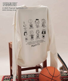 【SALE／30%OFF】GLOBAL WORK PEANUTS/プリントスウェット/メンズ/591538 グローバルワーク トップス スウェット・トレーナー グレー ホワイト ブラック グリーン ブラウン【送料無料】