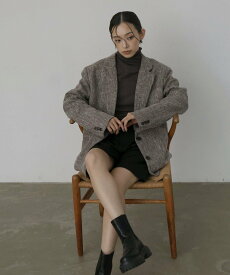 【SALE／30%OFF】hellam サマーツイードジャケット へラム ジャケット・アウター テーラードジャケット・ブレザー ブラウン ベージュ ブラック グレー【送料無料】