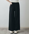 エンブレムエンブロイダリーカットワイドパンツ