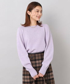 【SALE／55%OFF】UNTITLED 【洗える】シルク&カシミヤ混 ボートネックニット アンタイトル トップス ニット ホワイト グレー ブラック ベージュ パープル ブルー【送料無料】