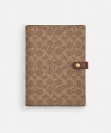 【SALE／50%OFF】COACH OUTLET 【公式】ノートブック・シグネチャー キャンバス コーチ　アウトレット 文…