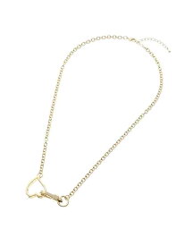 【SALE／60%OFF】PINK-latte フックハートネックレス ピンク ラテ アクセサリー・腕時計 ネックレス シルバー ゴールド